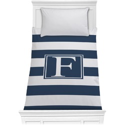 Horizontal Stripe Comforter - Twin (Personalized)