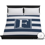 Horizontal Stripe Duvet Cover - King (Personalized)