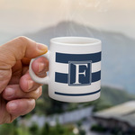 Horizontal Stripe Single Shot Espresso Cup - Single (Personalized)