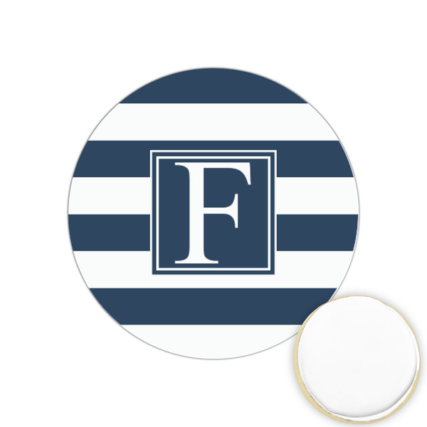 Custom Horizontal Stripe Printed Cookie Topper - 1.25" (Personalized)