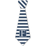 Horizontal Stripe Iron On Tie - 4 Sizes w/ Initial