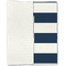 Horizontal Stripe Linen Placemat - Folded Half