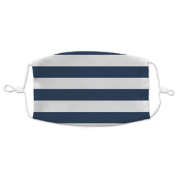 Horizontal Stripe Adult Cloth Face Mask - XLarge