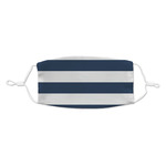 Horizontal Stripe Kid's Cloth Face Mask - Standard