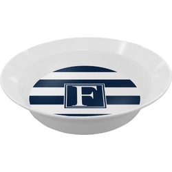 Horizontal Stripe Melamine Bowl - 12 oz (Personalized)