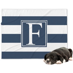 Horizontal Stripe Dog Blanket - Regular (Personalized)