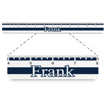 Horizontal Stripe Plastic Ruler - 12" (Personalized)