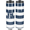 Horizontal Stripe Stainless Steel Tumbler 20 Oz - Approval