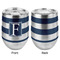 Horizontal Stripe Stemless Wine Tumbler - Full Print - Approval