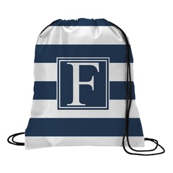 Horizontal Stripe Drawstring Backpack - Large (Personalized)