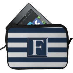 Horizontal Stripe Tablet Case / Sleeve - Small (Personalized)