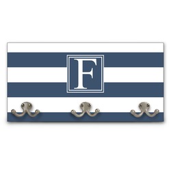 Horizontal Stripe Wall Mounted Coat Rack (Personalized)