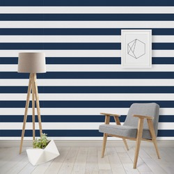Horizontal Stripe Wallpaper & Surface Covering (Peel & Stick - Repositionable)