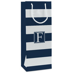 Horizontal Stripe Wine Gift Bags - Gloss (Personalized)