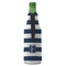 Horizontal Stripe Zipper Bottle Cooler - BACK (bottle)