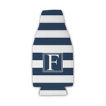 Horizontal Stripe Zipper Bottle Cooler (Personalized)