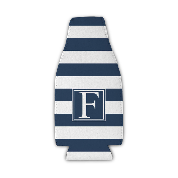 Custom Horizontal Stripe Zipper Bottle Cooler (Personalized)