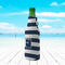 Horizontal Stripe Zipper Bottle Cooler - LIFESTYLE