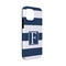 Horizontal Stripe iPhone 13 Mini Tough Case - Angle