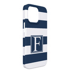 Horizontal Stripe iPhone Case - Plastic - iPhone 13 Pro Max (Personalized)