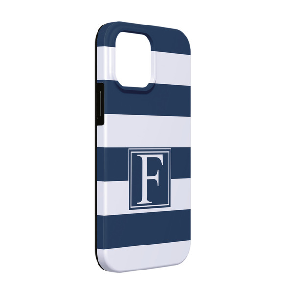 Custom Horizontal Stripe iPhone Case - Rubber Lined - iPhone 13 Pro (Personalized)