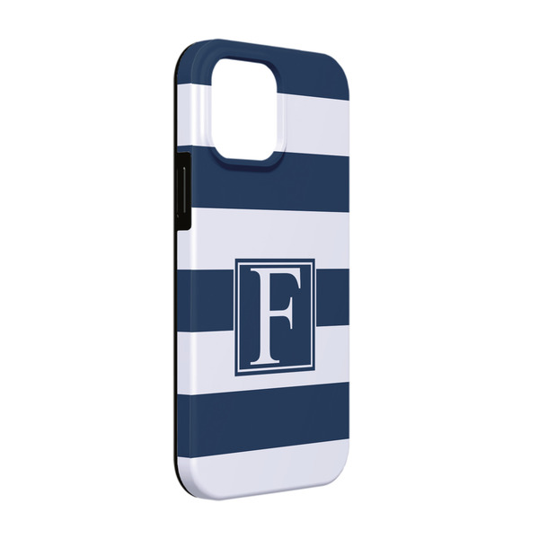 Custom Horizontal Stripe iPhone Case - Rubber Lined - iPhone 13 (Personalized)