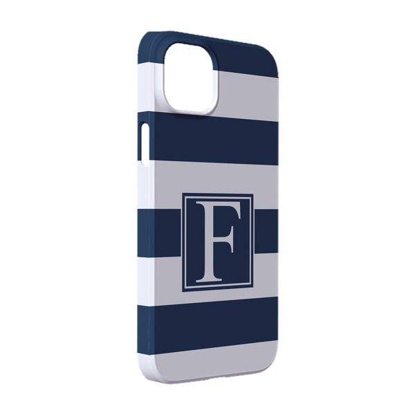 Custom Horizontal Stripe iPhone Case - Plastic - iPhone 14 (Personalized)