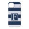 Horizontal Stripe iPhone 14 Case - Back