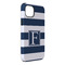 Horizontal Stripe iPhone 14 Plus Tough Case - Angle