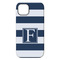 Horizontal Stripe iPhone 14 Plus Tough Case - Back