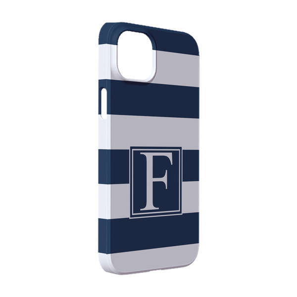 Custom Horizontal Stripe iPhone Case - Plastic - iPhone 14 Pro (Personalized)