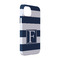 Horizontal Stripe iPhone 14 Pro Case - Angle