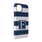 Horizontal Stripe iPhone 14 Tough Case - Angle