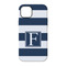 Horizontal Stripe iPhone 14 Tough Case - Back