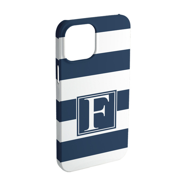 Custom Horizontal Stripe iPhone Case - Plastic - iPhone 15 (Personalized)