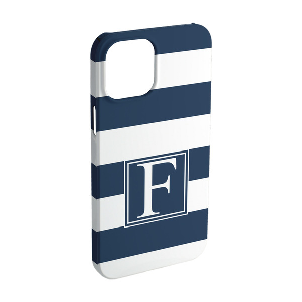 Custom Horizontal Stripe iPhone Case - Plastic - iPhone 15 Pro (Personalized)