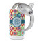 Retro Circles 12 oz Stainless Steel Sippy Cups - Top Off