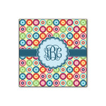 Retro Circles Wood Print - 12x12 (Personalized)