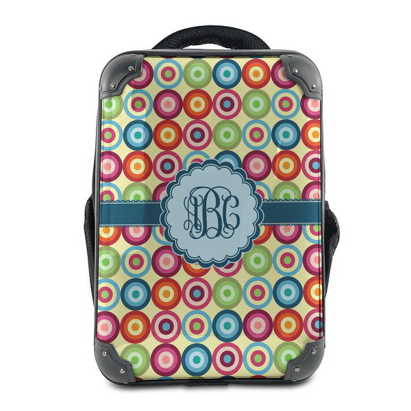 Custom Retro Circles 15" Hard Shell Backpack (Personalized)