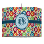 Retro Circles Drum Pendant Lamp (Personalized)