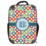 Retro Circles Hard Shell Backpack (Personalized)