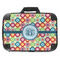 Retro Circles 18" Laptop Briefcase - FRONT