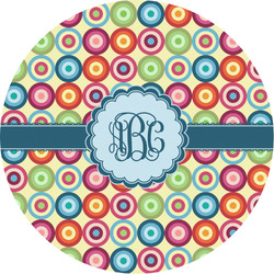 Retro Circles Multipurpose Round Labels - 2" (Personalized)