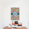 Retro Circles 24x36 - Matte Poster - On the Wall