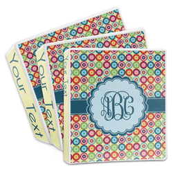 Retro Circles 3-Ring Binder (Personalized)