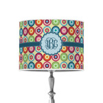 Retro Circles 8" Drum Lamp Shade - Poly-film (Personalized)