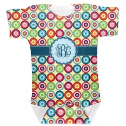 Retro Circles Baby Bodysuit 0-3 (Personalized)