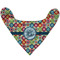 Retro Circles Bandana Flat Approval