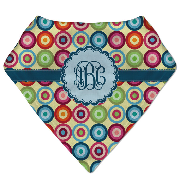 Custom Retro Circles Bandana Bib (Personalized)