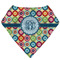 Retro Circles Bandana Folded Flat